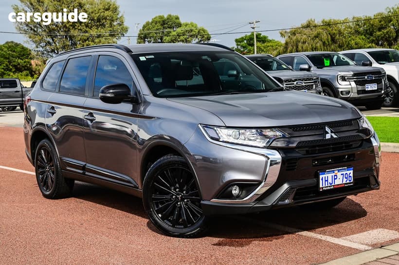 Grey 2021 Mitsubishi Outlander Wagon Black Edition 7 Seat (2Wd)