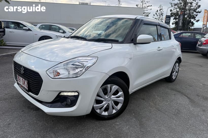 White 2017 Suzuki Swift Hatchback Gl