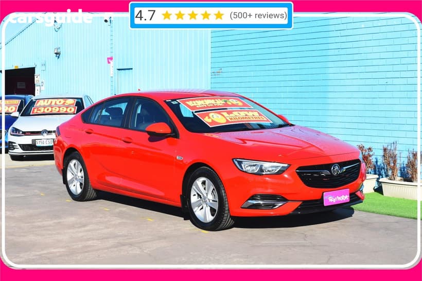 Red 2018 Holden Commodore Liftback Lt