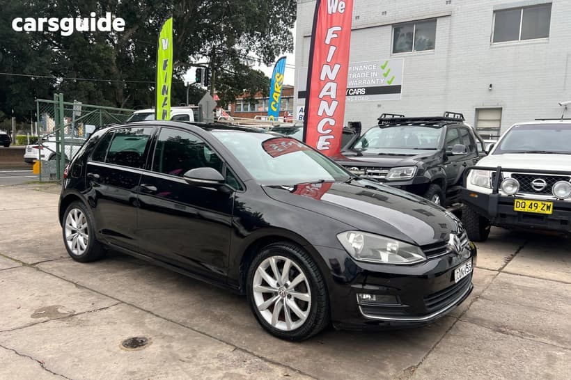 Black 2013 Volkswagen Golf Hatchback 103 Tsi Highline