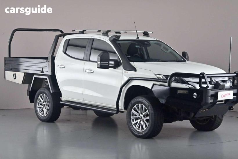 White 2020 Mitsubishi Triton Double Cab Pick Up Glx-R (4X4)