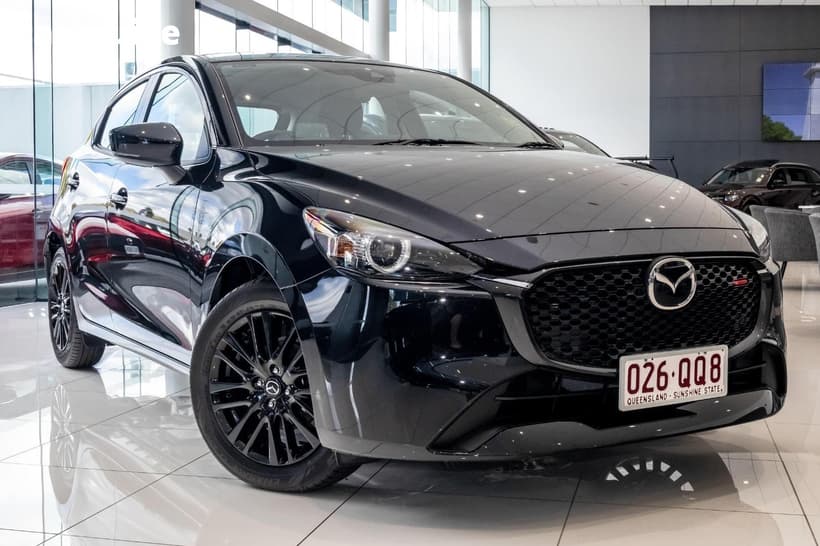 Black 2026 Mazda Mazda2 Hatchback G15 Evolve