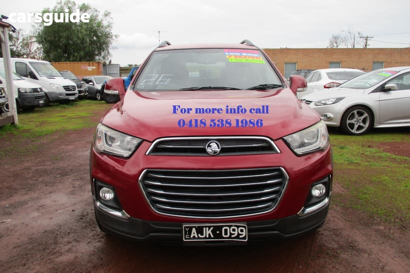 Red 2016 Holden Captiva Wagon Active 7 Seater