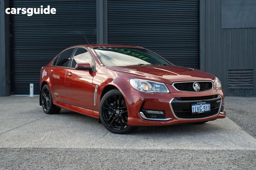 Red 2015 Holden Commodore Sedan Ss
