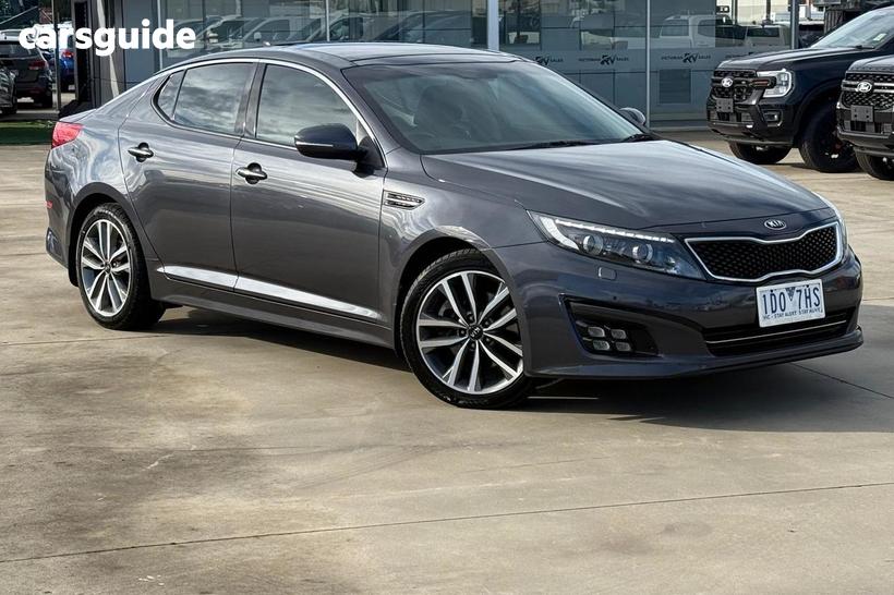 Grey 2014 Kia Optima Sedan Platinum