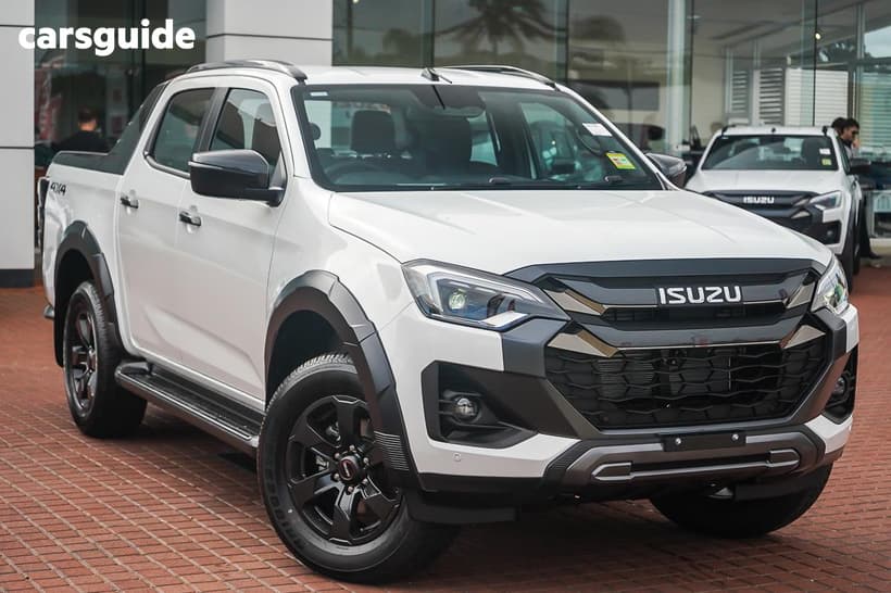 White 2026 Isuzu D-MAX Crew Cab Utility X-Terrain (4X4)