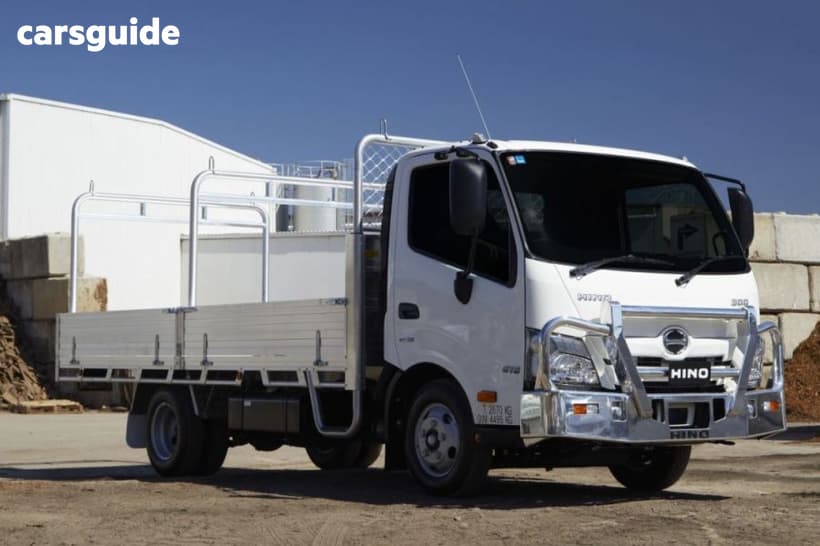 2026 Hino 300 Cab Chassis 721 3500 Wide Alloy Tray