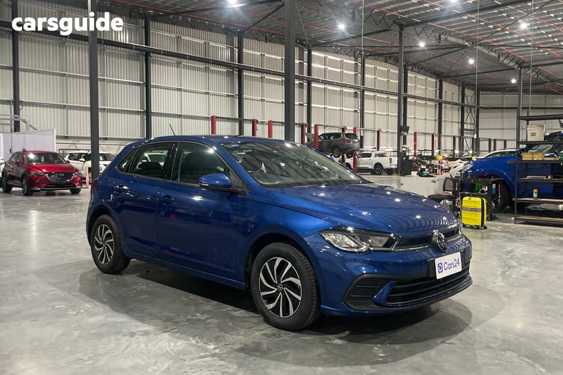 Blue 2024 Volkswagen Polo Hatchback Life