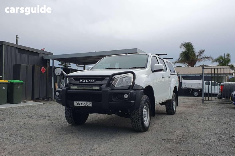 White 2018 Isuzu D-MAX Crew Cab Utility Sx Hi-Ride (4X2)