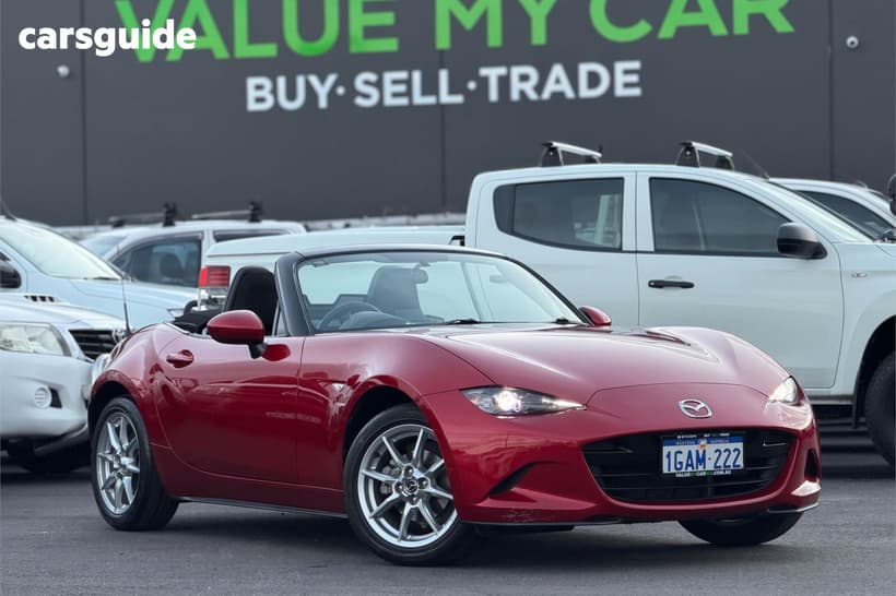 Red 2016 Mazda MX-5 Convertible Roadster