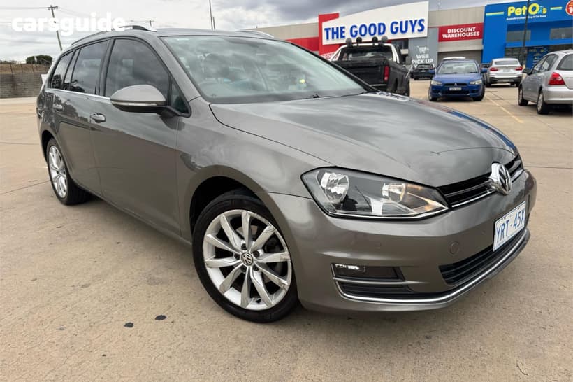 Grey 2016 Volkswagen Golf Wagon 110 Tsi Highline