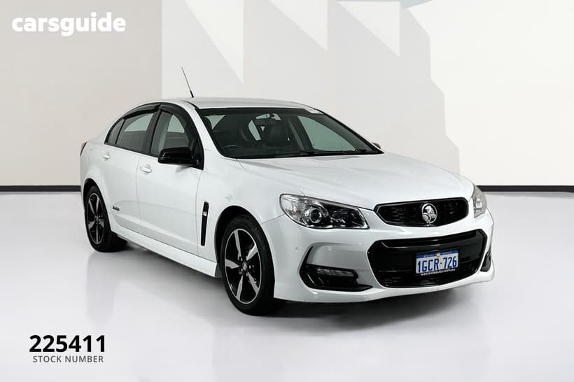 White 2016 Holden Commodore Sedan Sv6 Black Pack