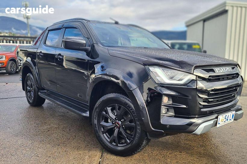 Black 2023 Isuzu D-MAX Crew Cab Utility X-Terrain (4X4)