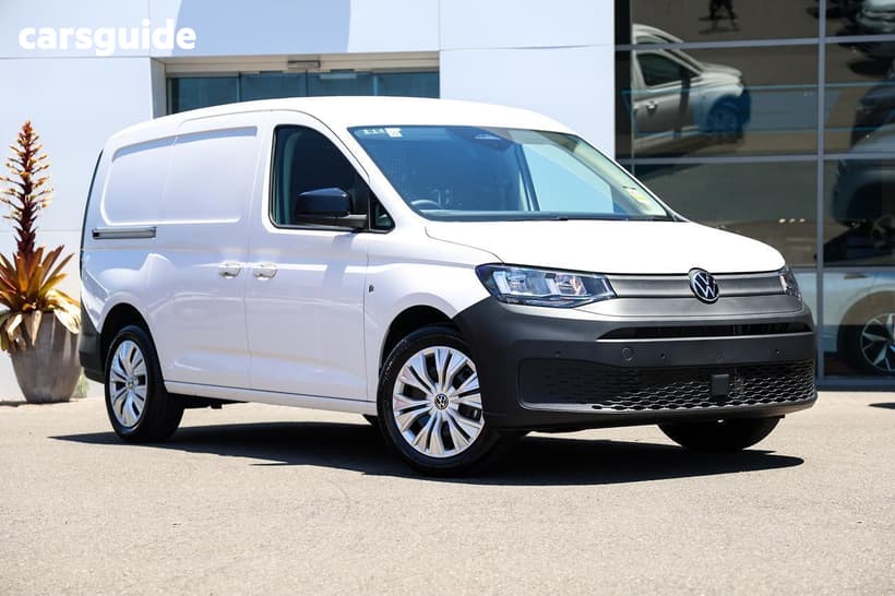 White 2025 Volkswagen Caddy 5 Van Cargo Tdi320