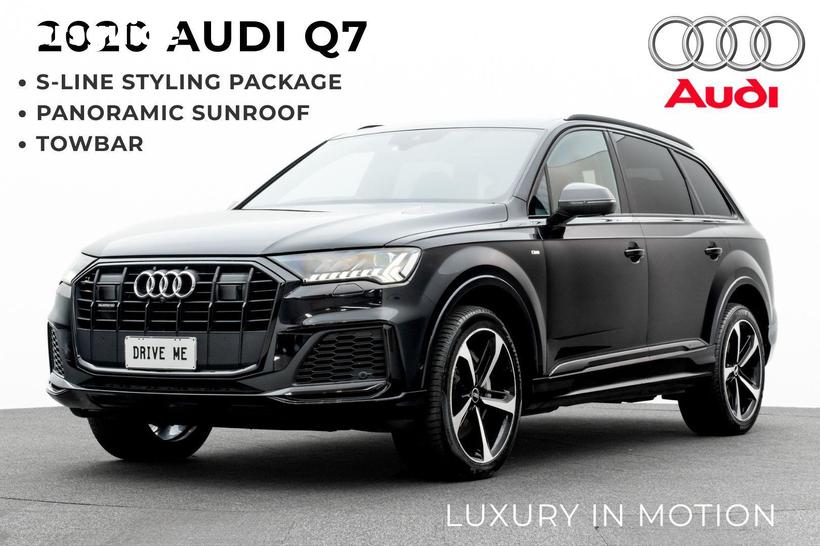 Black 2020 Audi Q7 Wagon 50 Tdi S Line Quattro Mhev