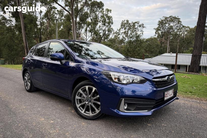 Blue 2022 Subaru Impreza Hatchback 2.0I-L (Awd)