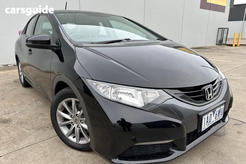 Black 2013 Honda Civic Hatchback Vti-S