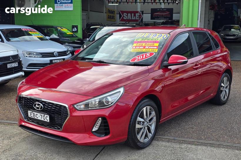 Red 2018 Hyundai I30 Hatchback Active