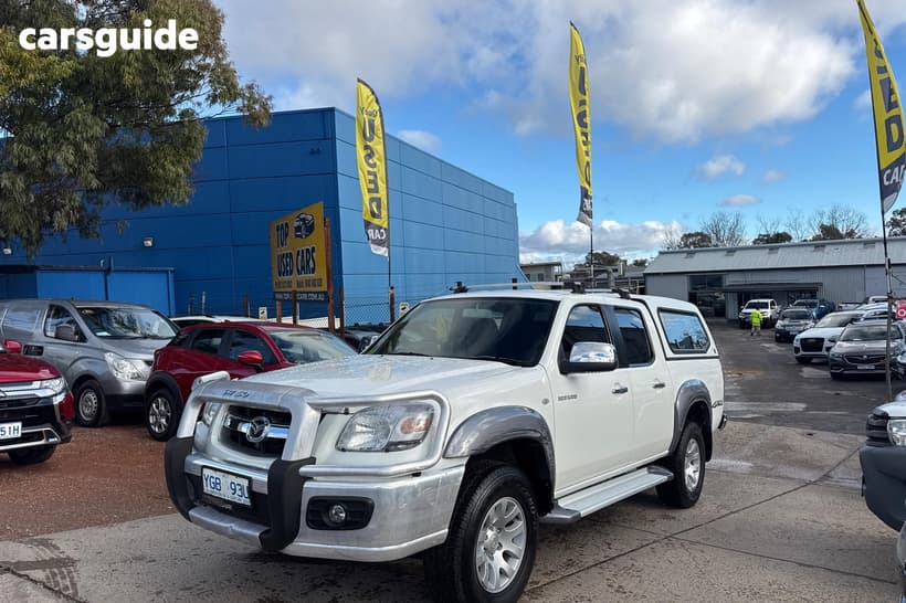 White 2008 Mazda BT-50 Dual Cab Pick-up B3000 Sdx (4X4)