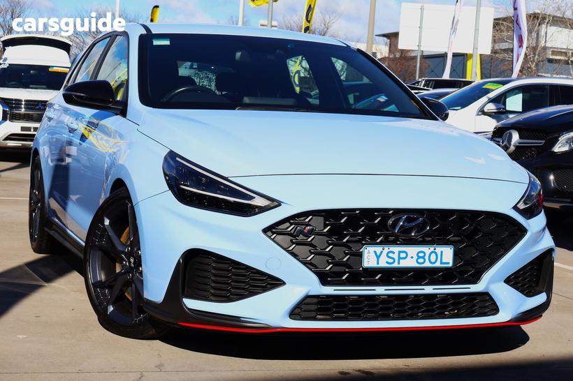 Blue 2021 Hyundai I30 Hatchback N