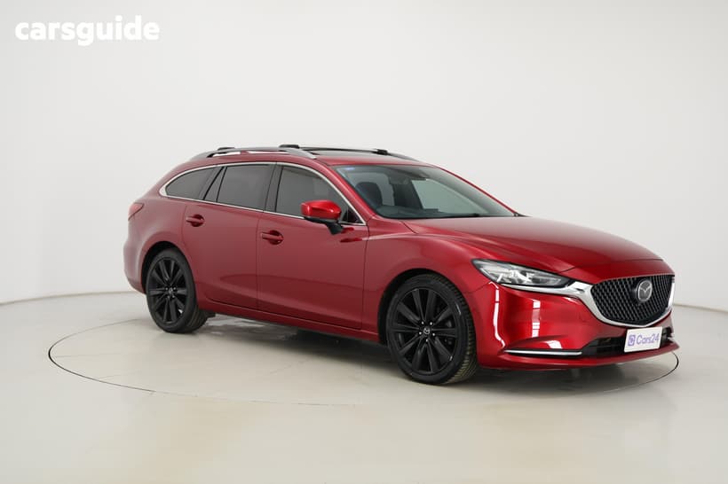 Red 2018 Mazda 6 Wagon Atenza