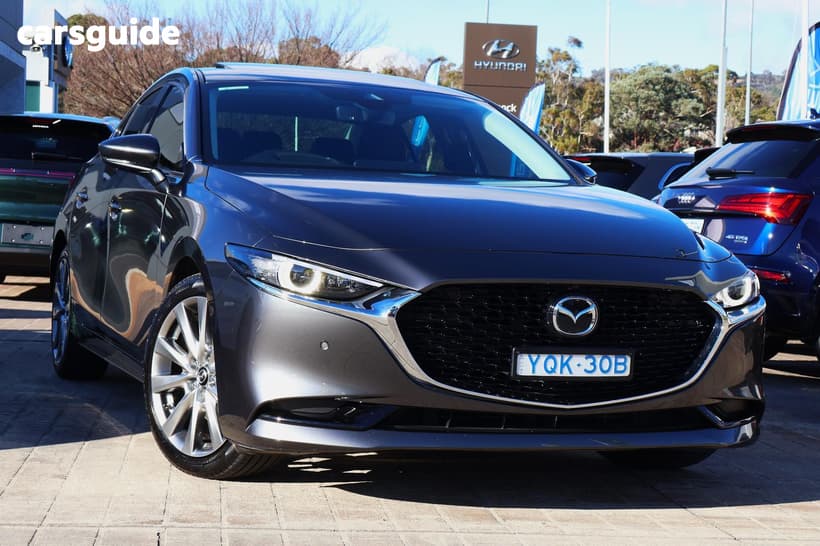 Grey 2022 Mazda 3 Hatchback G25 Astina
