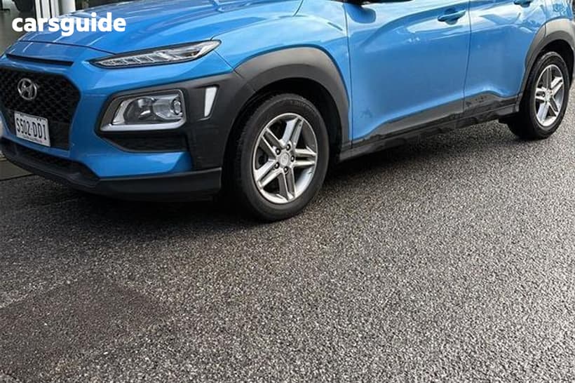 Blue 2017 Hyundai Kona Wagon Active Awd