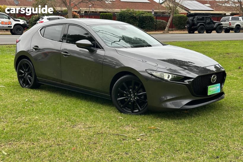 Grey 2022 Mazda 3 Hatchback G25 Astina