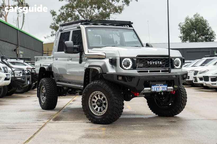 Silver 2024 Toyota Landcruiser Double Cab Chassis Lc79 Gxl