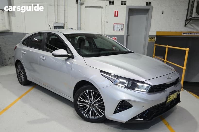 Silver 2022 Kia Cerato Hatchback Sport Safety Pack