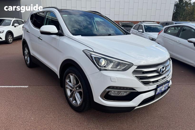 White 2017 Hyundai Santa FE Wagon Highlander Crdi (4X4)