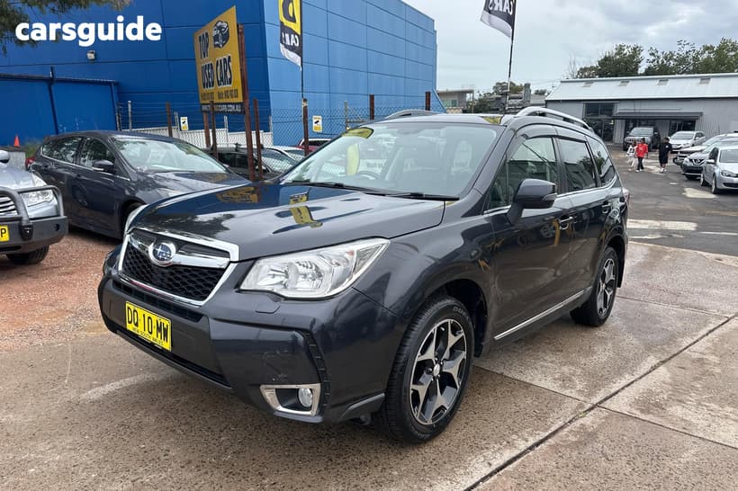 Grey 2014 Subaru Forester Wagon 2.0Xt Premium