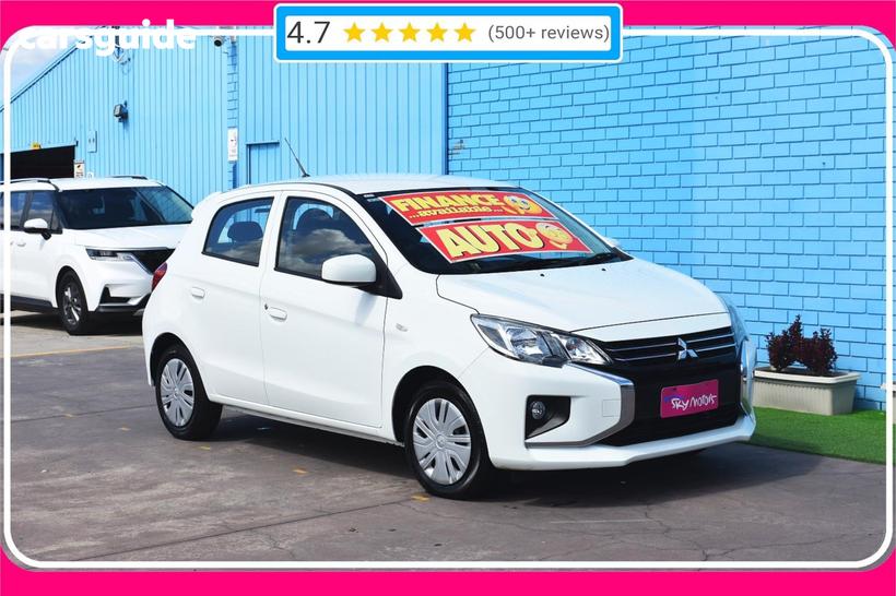 White 2021 Mitsubishi Mirage Hatchback Es