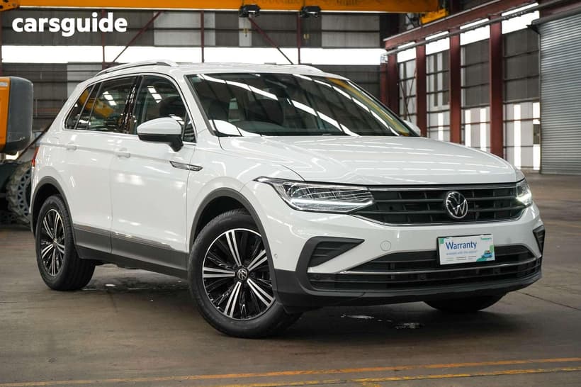 White 2021 Volkswagen Tiguan Wagon 110Tsi Life