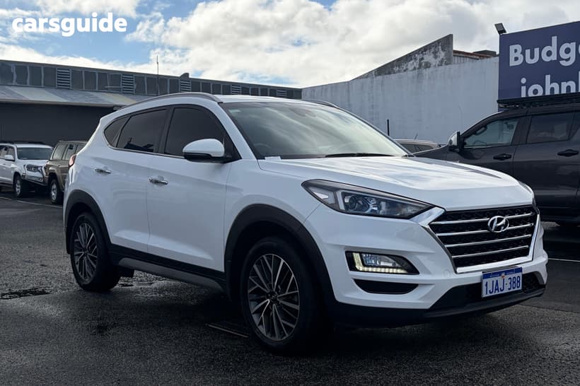 White 2020 Hyundai Tucson Wagon Elite (Fwd)