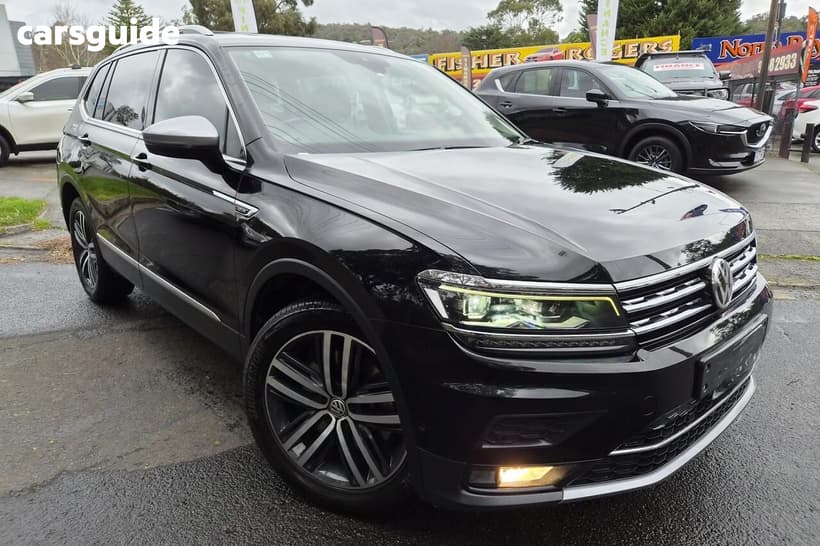 Black 2018 Volkswagen Tiguan Wagon Allspace 140 Tdi Highline