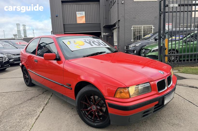 Red 1995 BMW 316I Hatchback Compact