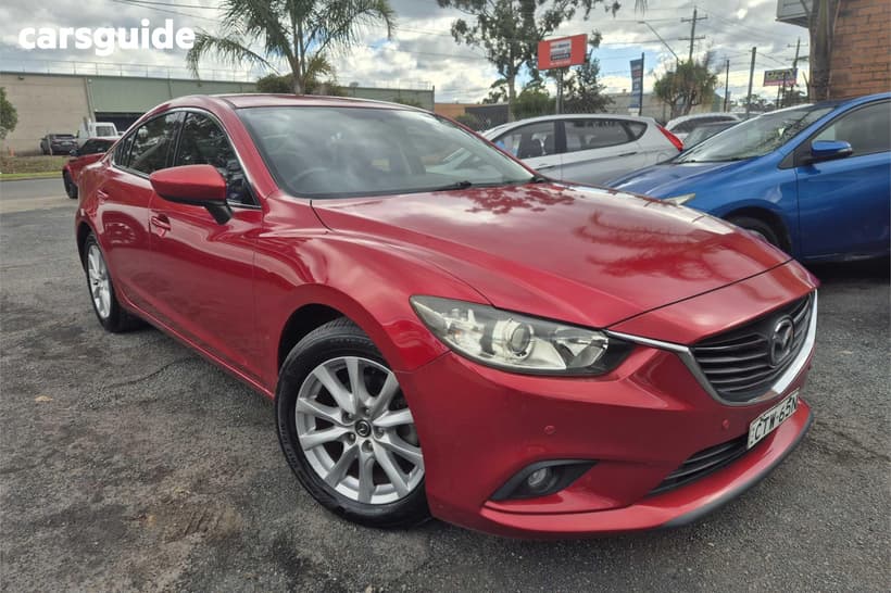 Red 2014 Mazda 6 Sedan Touring