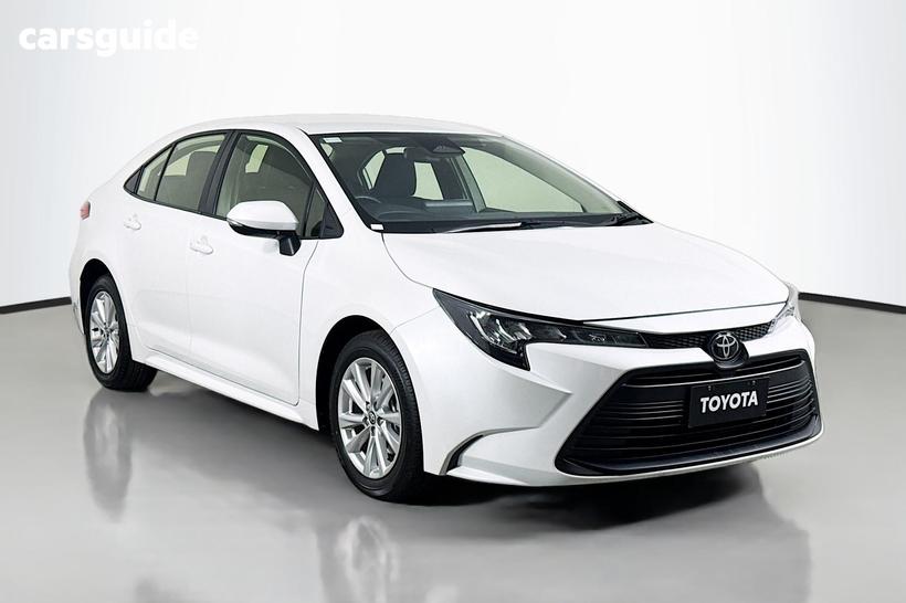 White 2024 Toyota Corolla Sedan Ascent Sport