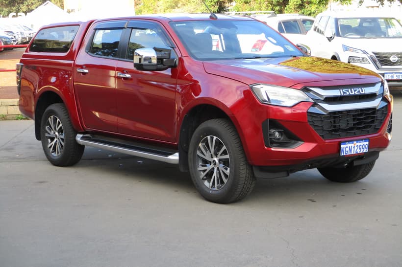 Red 2025 Isuzu D-MAX Crew Cab Utility Ls-U (4X4)
