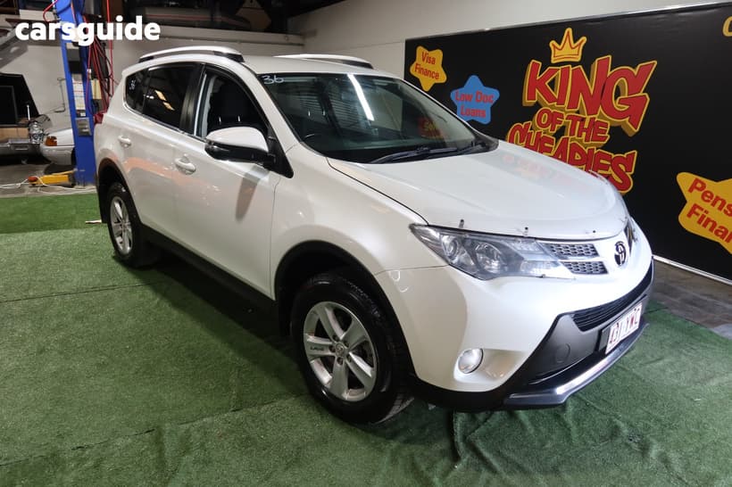White 2013 Toyota RAV4 Wagon Gxl (2Wd)