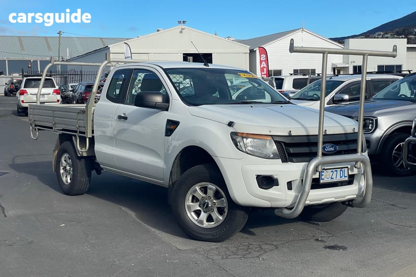 White 2014 Ford Ranger Cab Chassis Xl 2.2 Hi-Rider (4X2)