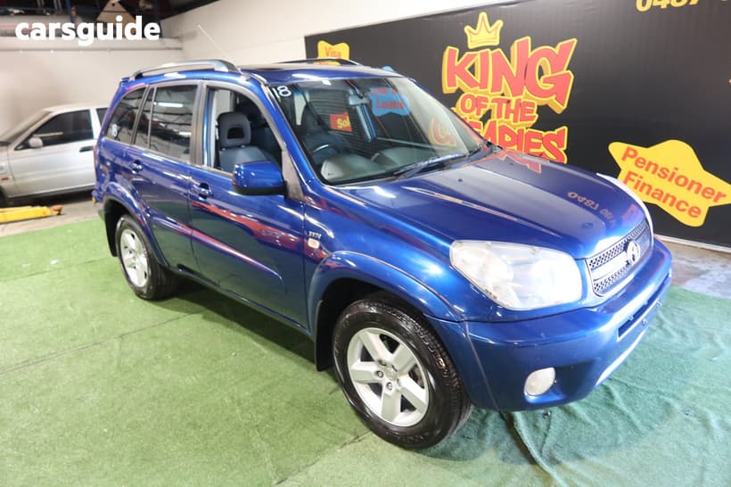 Blue 2004 Toyota RAV4 Wagon Cruiser (4X4)