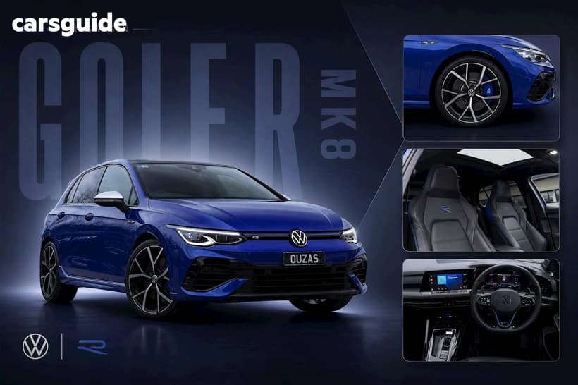 Blue 2024 Volkswagen Golf Hatchback R 4Motion