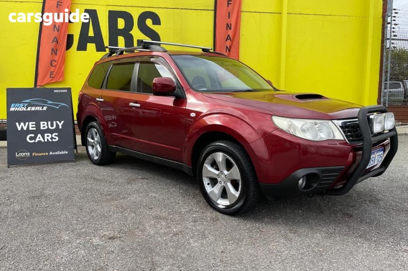 Red 2008 Subaru Forester Wagon Xt Premium