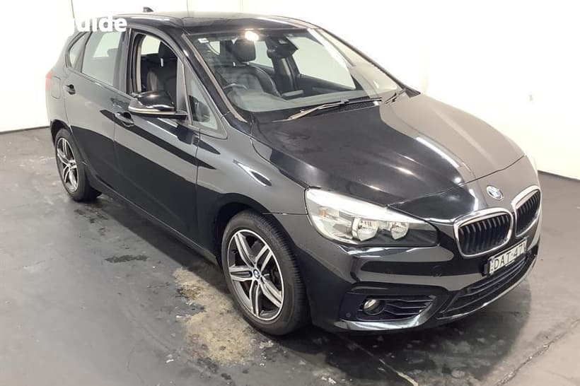 Black 2015 BMW 218D Wagon Active Tourer Luxury Line