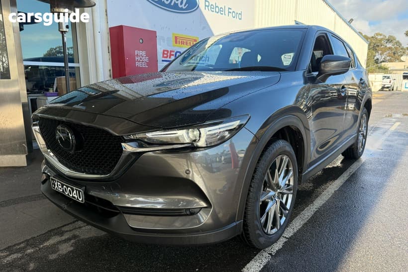 Grey 2021 Mazda CX-5 Wagon Akera Turbo (Awd)