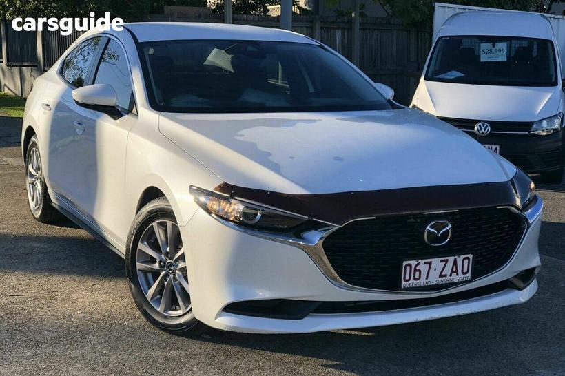 White 2019 Mazda 3 Sedan G20 Pure