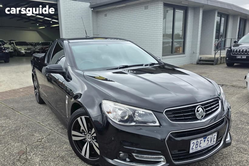 Black 2015 Holden UTE Utility Sv6 Storm