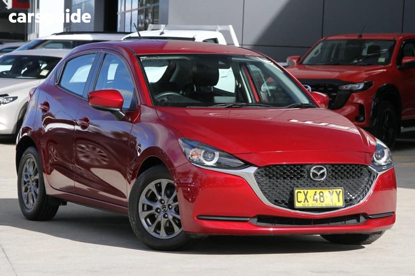 Red 2020 Mazda 2 Hatchback G15 Pure